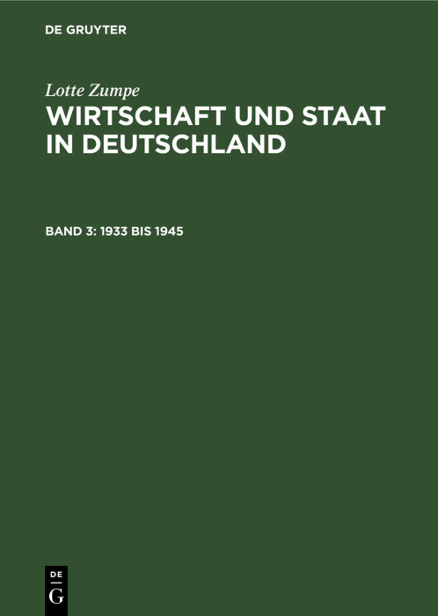 1933 bis 1945